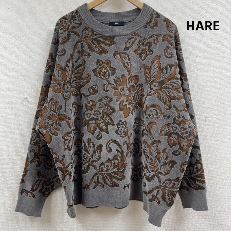 ハレ HARE ニット、セーター 長袖 モールJQ ジャガード フラワー プルオーバー ニット セーター HA020589Ad FREE マルチカラー / マルチカラー / multicolor メンズ USED 古着 中古 50165620