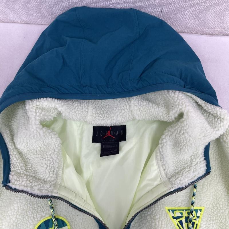 エアジョーダン AIR JORDAN ジャケット、上着 ジャンパー、ブルゾン Jordan Sport DNA FZ HOODIE フリース ボア ジャケット ジャンパー CT3565-701 XXL 黄緑 / イエローグリーン / メンズ USED 古着 中古 50165624