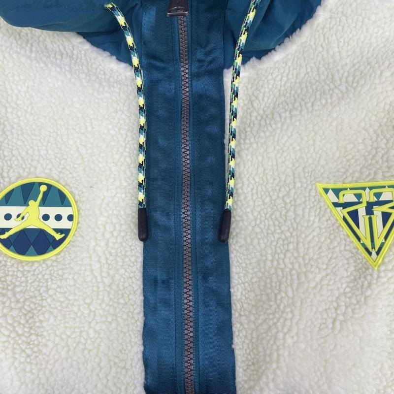 エアジョーダン AIR JORDAN ジャケット、上着 ジャンパー、ブルゾン Jordan Sport DNA FZ HOODIE フリース ボア ジャケット ジャンパー CT3565-701 XXL 黄緑 / イエローグリーン / メンズ USED 古着 中古 50165624