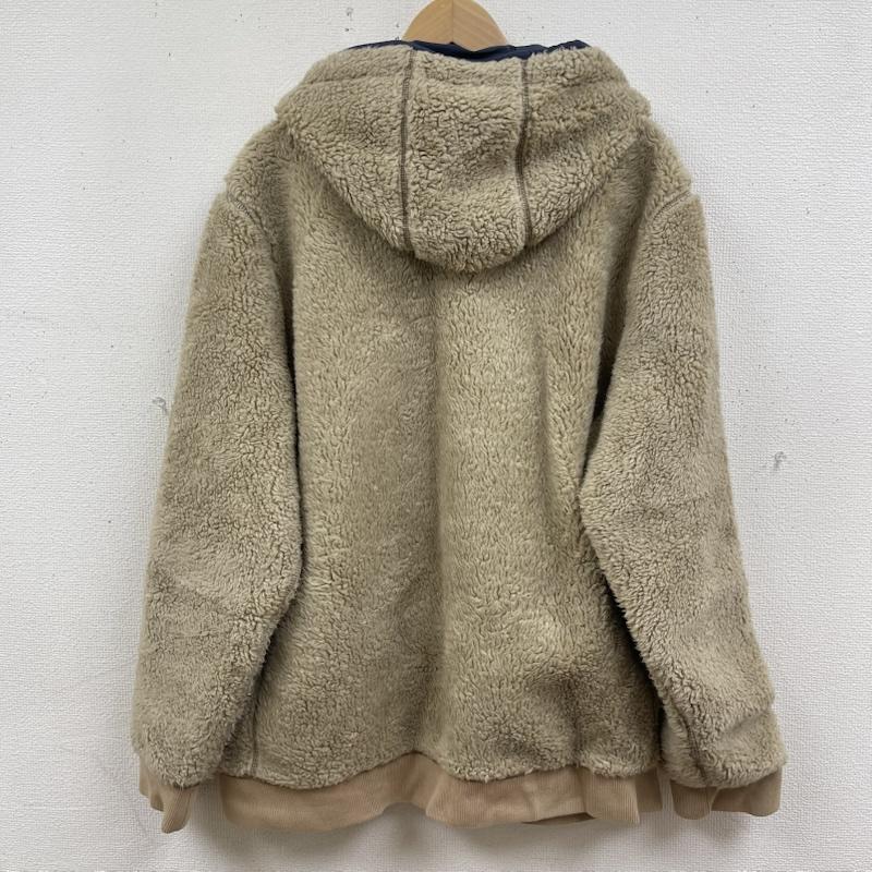 古着 USED ジャケット、上着 ジャンパー、ブルゾン Abercrombie & Fitch ジップアップ ボアフリース パーカー ジャケット XXL ベージュ / ベージュ / beige メンズ USED 古着 中古 50165626