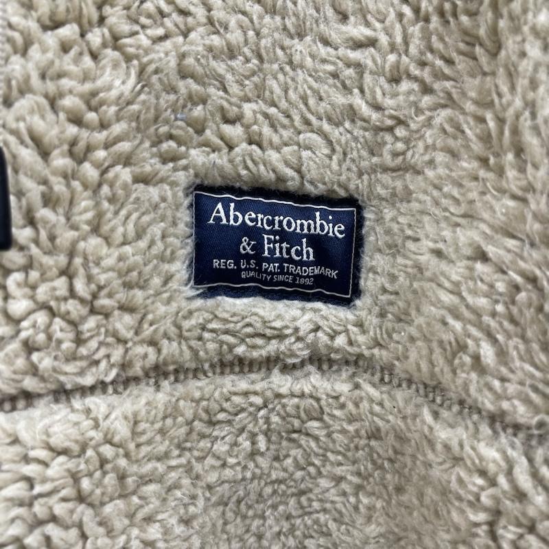 古着 USED ジャケット、上着 ジャンパー、ブルゾン Abercrombie & Fitch ジップアップ ボアフリース パーカー ジャケット XXL ベージュ / ベージュ / beige メンズ USED 古着 中古 50165626