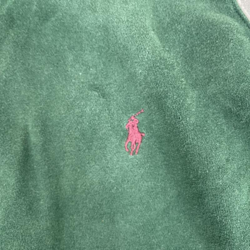 ポロバイラルフローレン Polo by RALPH LAUREN ジャケット、上着 ジャンパー、ブルゾン 90s ロゴ刺繍 ジップアップ ラグラン ジップアップ パーカー ジャケット XXL 緑 / グリーン / green メンズ USED 古着 中古 50165627