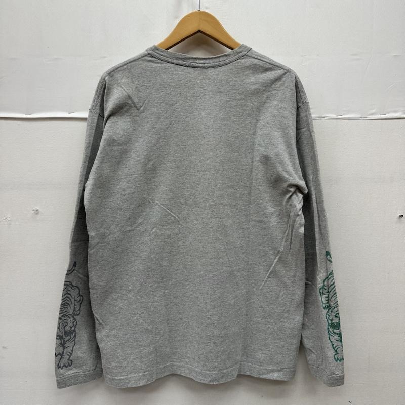 ステューシー STUSSY Tシャツ 長袖 00s YEAR OF THE TIGER 虎 袖 プリント ロンT M 灰 / グレー / gray メンズ USED 古着 中古 50165630