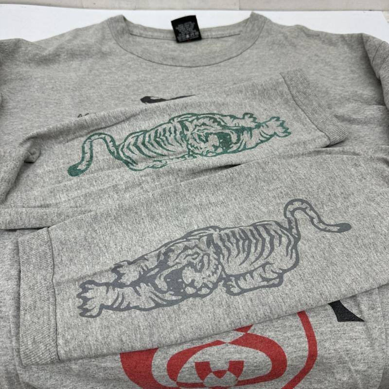 ステューシー STUSSY Tシャツ 長袖 00s YEAR OF THE TIGER 虎 袖 プリント ロンT M 灰 / グレー / gray メンズ USED 古着 中古 50165630