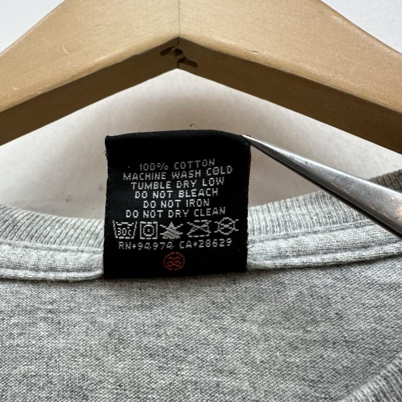 ステューシー STUSSY Tシャツ 長袖 00s YEAR OF THE TIGER 虎 袖 プリント ロンT M 灰 / グレー / gray メンズ USED 古着 中古 50165630