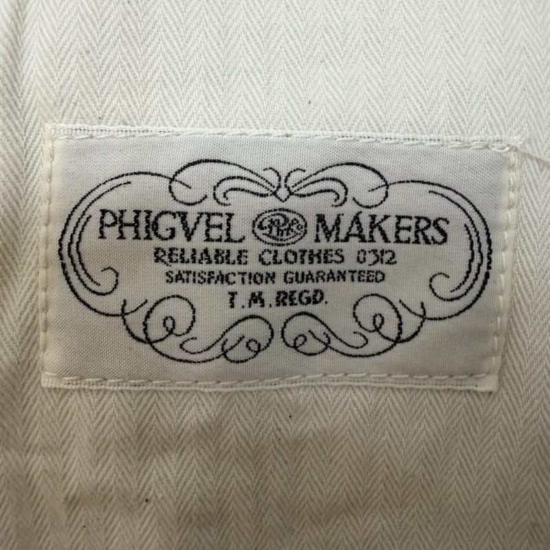 フィグベル PHIGVEL MAKERS＆Co パンツ ワークパンツ、ペインターパンツ コットンワークパンツ 7ポケット pmm-pt05 1 無地 黒 / ブラック / black メンズ USED 古着 中古 50165638