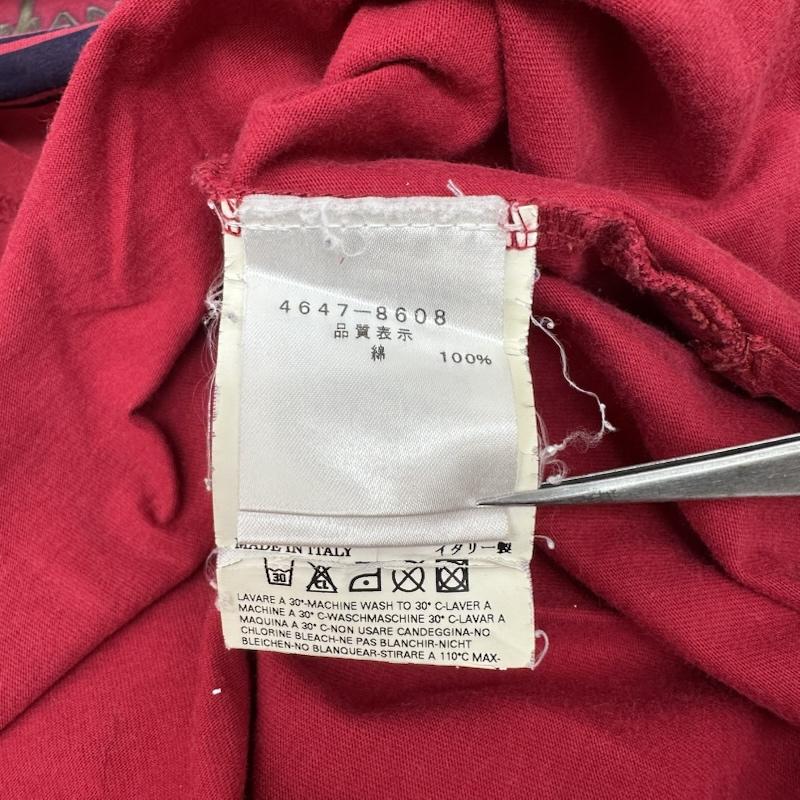 ヴィヴィアンウエストウッドマン Vivienne Westwood MAN Tシャツ 半袖 逆時計回り 文字盤 タイムマシン プリント Tシャツ 4647-8608 S 赤 / レッド / red メンズ USED 古着 中古 50165642