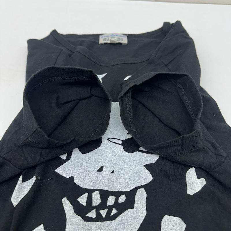 ヴィヴィアンウエストウッドマン Vivienne Westwood MAN Tシャツ 半袖 TOO FAST TO LIVE TOO YOUNG TO DIE スカル プリント Tシャツ 4445-8601 46 黒 / ブラック / black メンズ USED 古着 中古 50165643