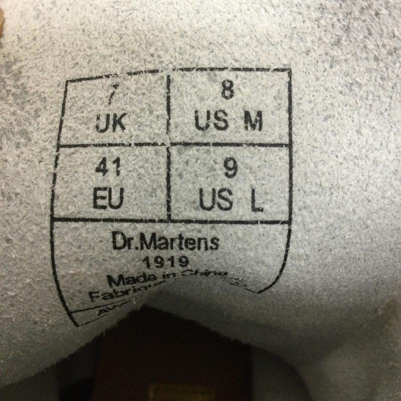 ドクターマーチン Dr.Martens ブーツ ロングブーツ Dr.Martens 1919 ブーツ 10ホール ドクターマーチン スチールトゥ UK：7 白 / ホワイト / white メンズ USED 古着 中古 50165644
