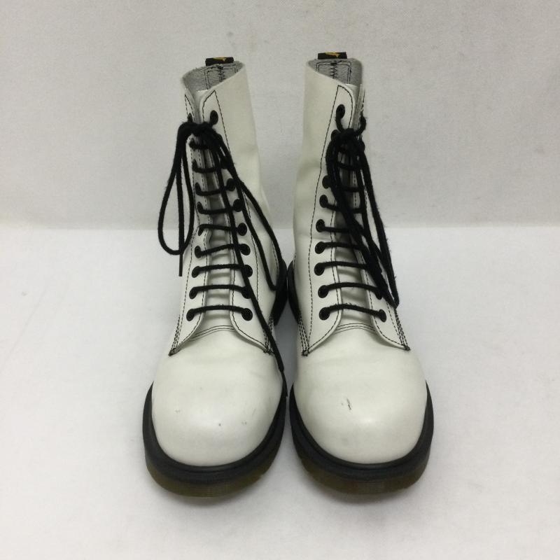 ドクターマーチン Dr.Martens ブーツ ロングブーツ Dr.Martens 1919 ブーツ 10ホール ドクターマーチン スチールトゥ UK：7 白 / ホワイト / white メンズ USED 古着 中古 50165644