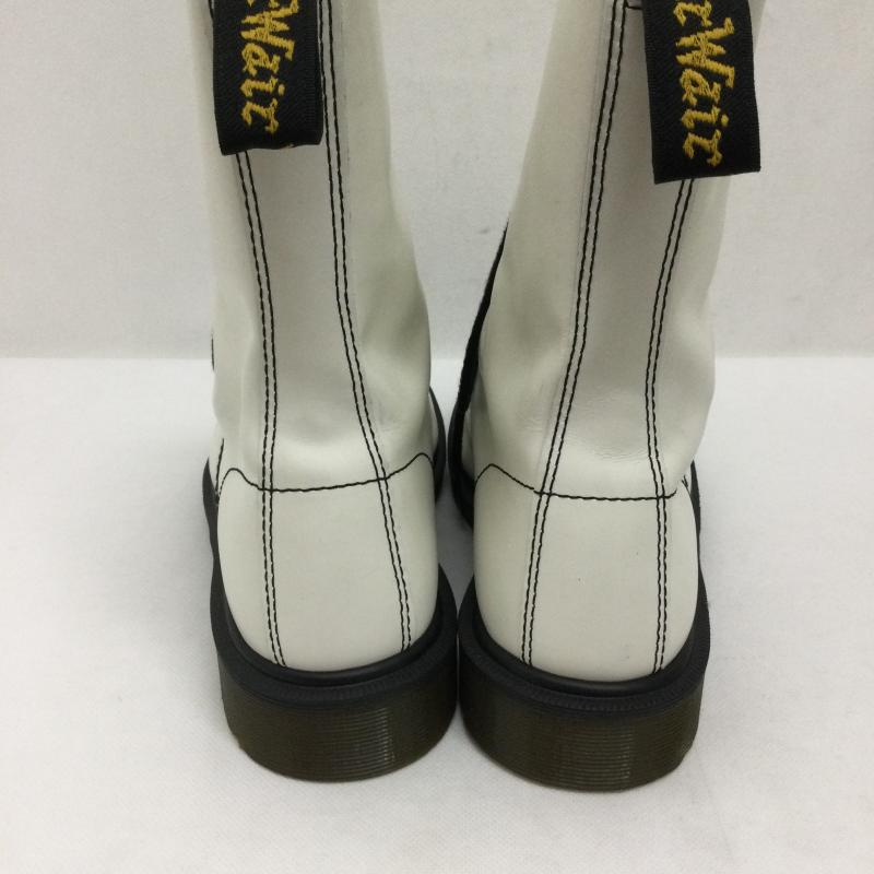 ドクターマーチン Dr.Martens ブーツ ロングブーツ Dr.Martens 1919 ブーツ 10ホール ドクターマーチン スチールトゥ UK：7 白 / ホワイト / white メンズ USED 古着 中古 50165644