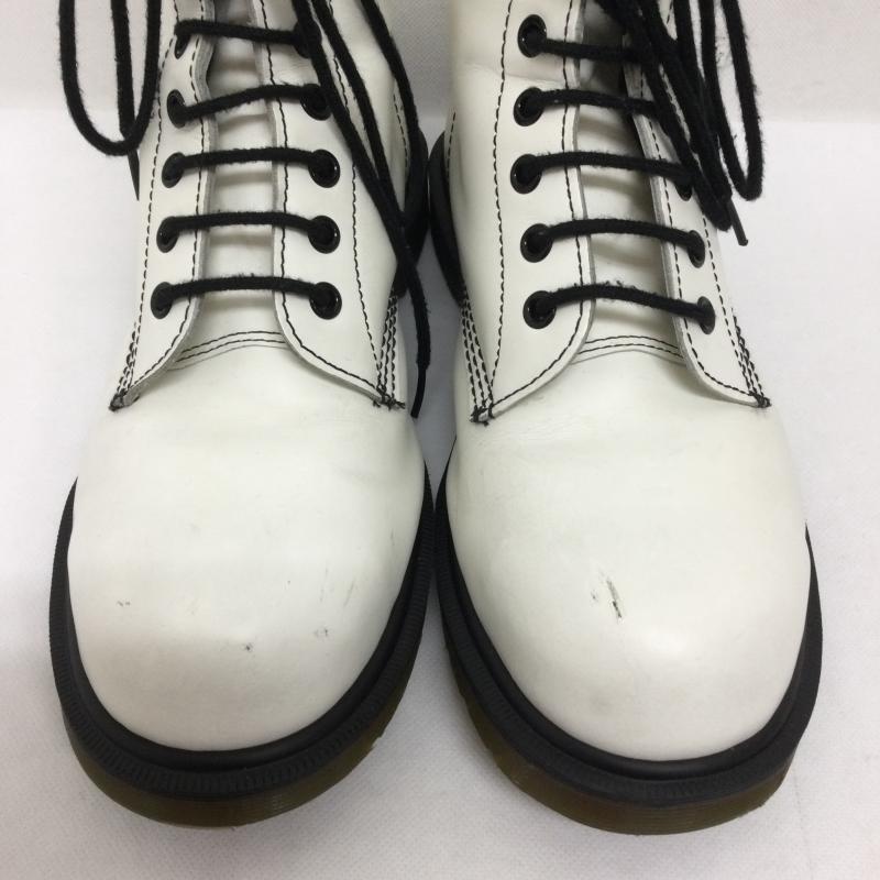 ドクターマーチン Dr.Martens ブーツ ロングブーツ Dr.Martens 1919 ブーツ 10ホール ドクターマーチン スチールトゥ UK：7 白 / ホワイト / white メンズ USED 古着 中古 50165644