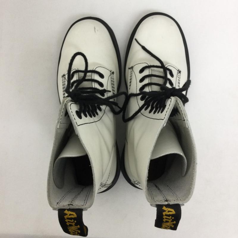 ドクターマーチン Dr.Martens ブーツ ロングブーツ Dr.Martens 1919 ブーツ 10ホール ドクターマーチン スチールトゥ UK：7 白 / ホワイト / white メンズ USED 古着 中古 50165644