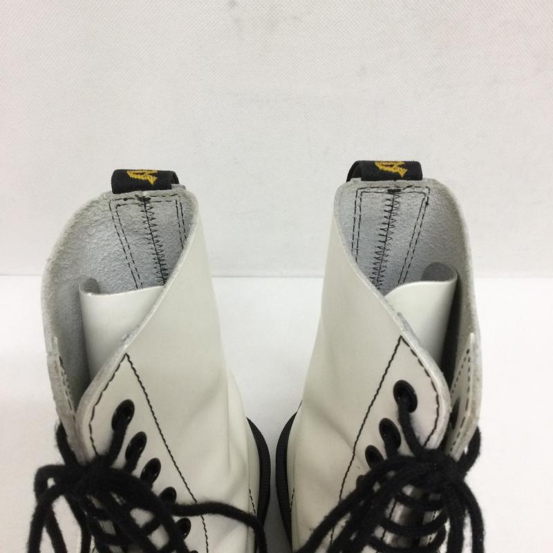 ドクターマーチン Dr.Martens ブーツ ロングブーツ Dr.Martens 1919 ブーツ 10ホール ドクターマーチン スチールトゥ UK：7 白 / ホワイト / white メンズ USED 古着 中古 50165644