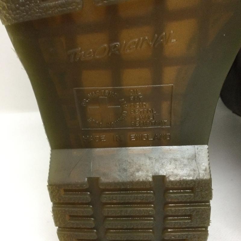 ドクターマーチン Dr.Martens ブーツ ショートブーツ dr.martens 1460　DARK TAN　ABANDON　8ホール　イングランド製 UK：7 茶 / ブラウン / brown メンズ USED 古着 中古 50165646