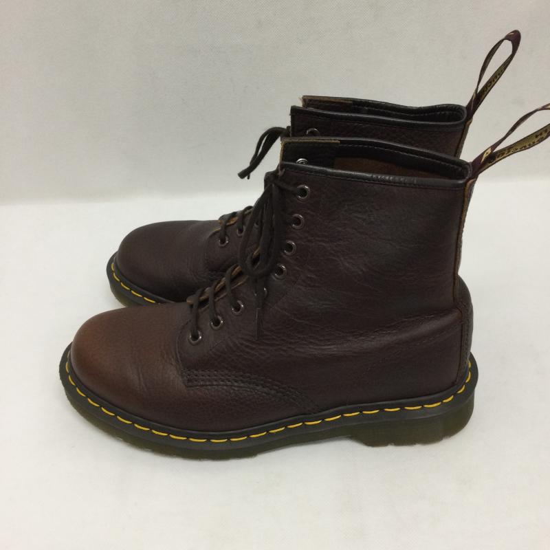 ドクターマーチン Dr.Martens ブーツ ショートブーツ dr.martens 1460　DARK TAN　ABANDON　8ホール　イングランド製 UK：7 茶 / ブラウン / brown メンズ USED 古着 中古 50165646