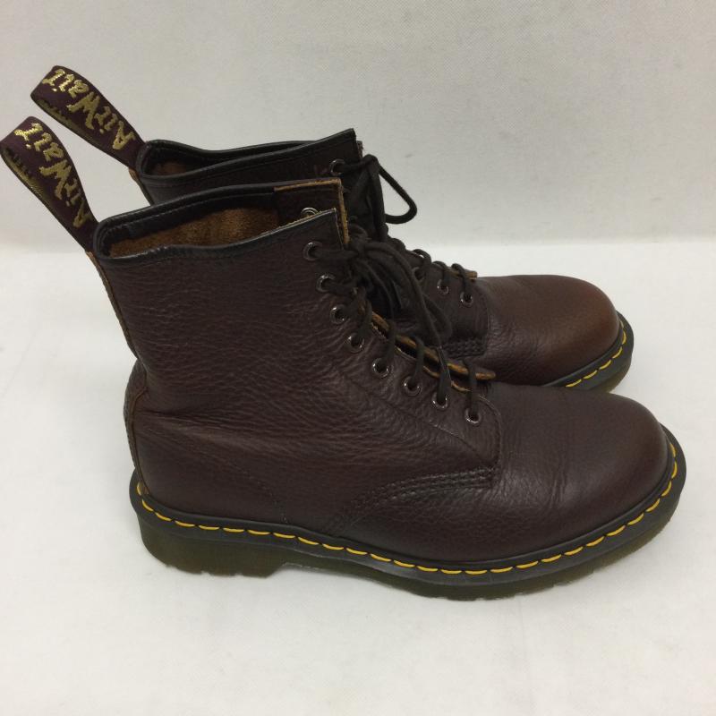 ドクターマーチン Dr.Martens ブーツ ショートブーツ dr.martens 1460　DARK TAN　ABANDON　8ホール　イングランド製 UK：7 茶 / ブラウン / brown メンズ USED 古着 中古 50165646