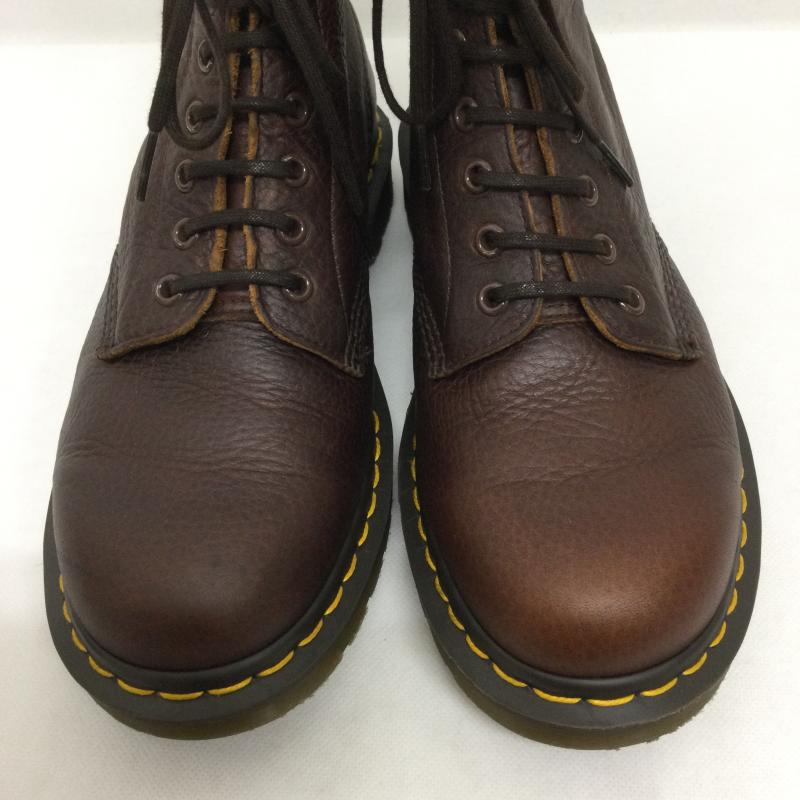 ドクターマーチン Dr.Martens ブーツ ショートブーツ dr.martens 1460　DARK TAN　ABANDON　8ホール　イングランド製 UK：7 茶 / ブラウン / brown メンズ USED 古着 中古 50165646