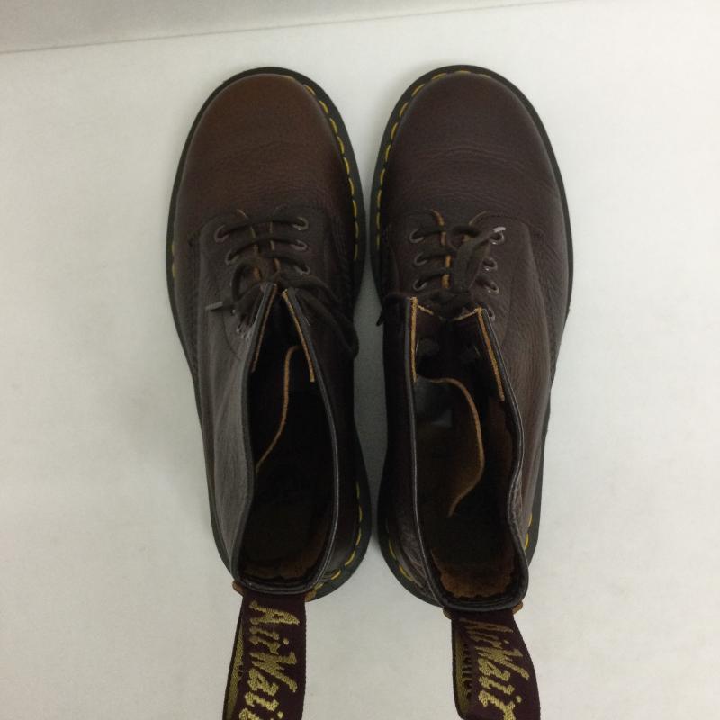 ドクターマーチン Dr.Martens ブーツ ショートブーツ dr.martens 1460　DARK TAN　ABANDON　8ホール　イングランド製 UK：7 茶 / ブラウン / brown メンズ USED 古着 中古 50165646