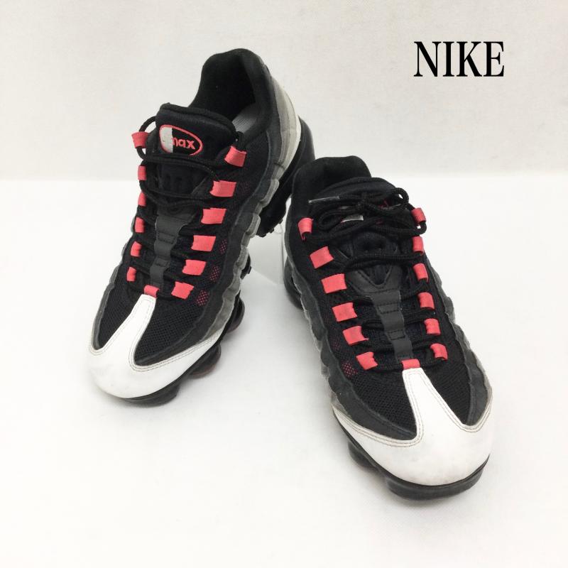 ナイキ NIKE スニーカー スニーカー ナイキ エアヴェイパーマックス95 ホットレッド AJ7292-101 25.5cm 白 / ホワイト / white X 黒 / ブラック / black X 灰 / グレー / gray メンズ USED 古着 中古 50165649