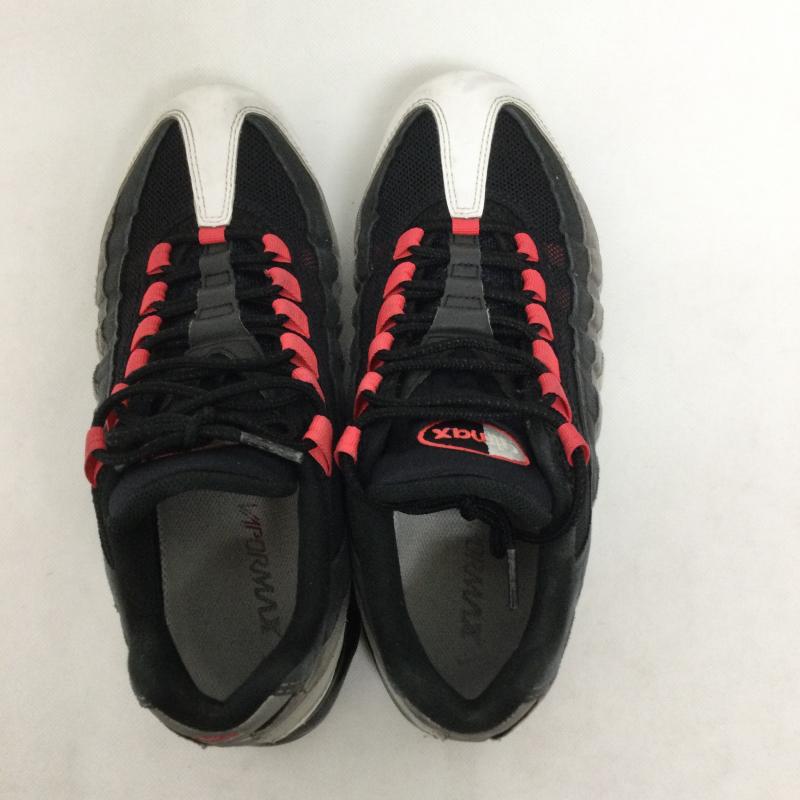 ナイキ NIKE スニーカー スニーカー ナイキ エアヴェイパーマックス95 ホットレッド AJ7292-101 25.5cm 白 / ホワイト / white X 黒 / ブラック / black X 灰 / グレー / gray メンズ USED 古着 中古 50165649