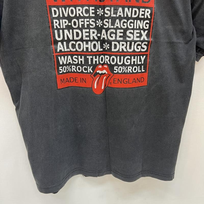 ヴィンテージ VINTAGE Tシャツ 半袖 00s ROLLING STONES ローリングストーンズ バンドＴシャツ - 黒 / ブラック / black メンズ USED 古着 中古 50165654
