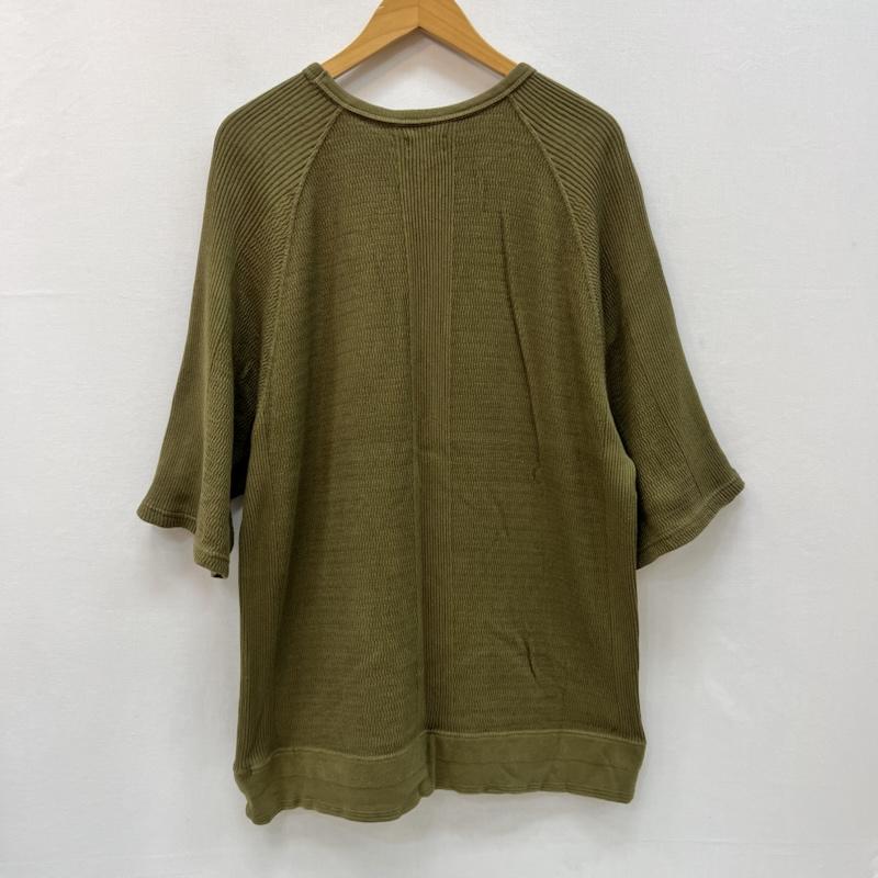 フラットヘッド FLATHEAD Tシャツ 半袖 サーマル ラグランTシャツ FN-THW-001 L カーキオリーブ / カーキオリーブ / メンズ USED 古着 中古 50165660