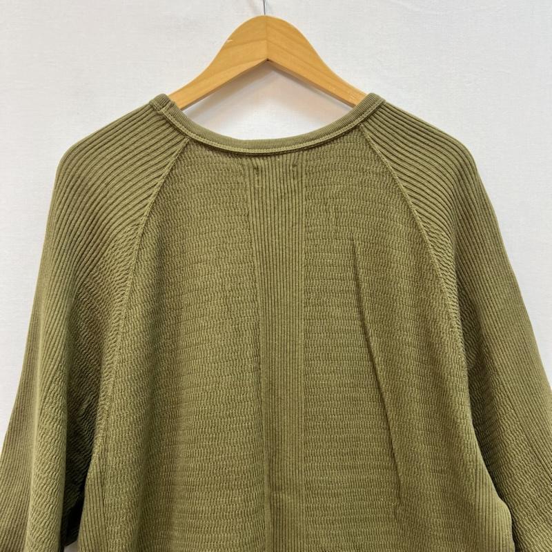 フラットヘッド FLATHEAD Tシャツ 半袖 サーマル ラグランTシャツ FN-THW-001 L カーキオリーブ / カーキオリーブ / メンズ USED 古着 中古 50165660