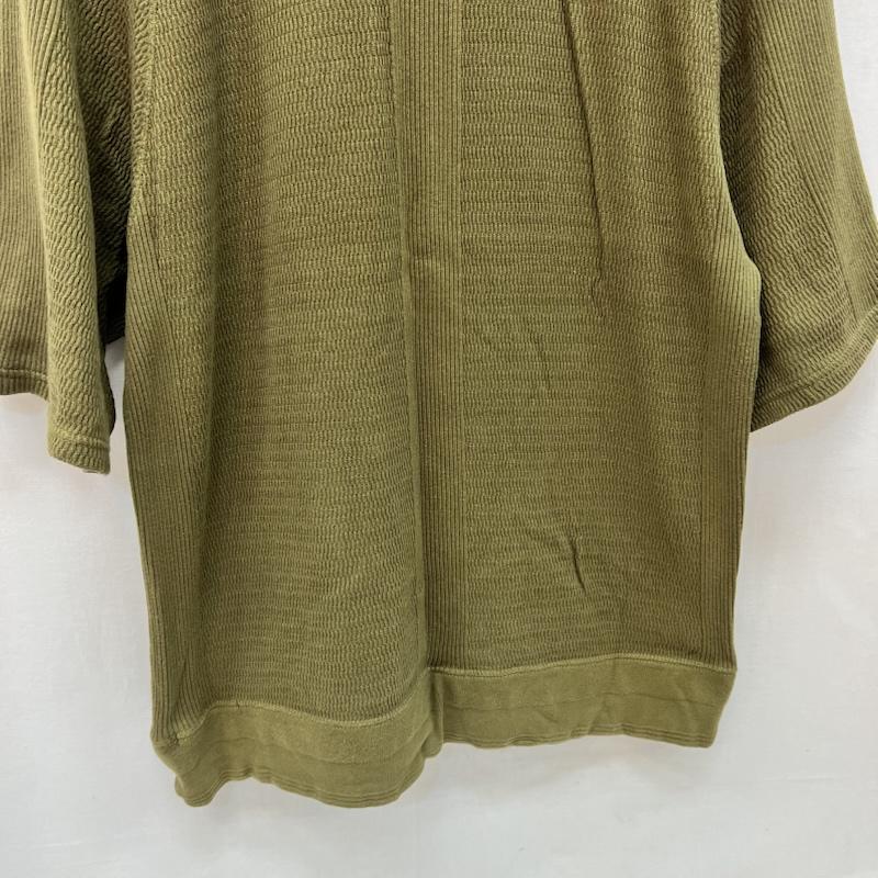 フラットヘッド FLATHEAD Tシャツ 半袖 サーマル ラグランTシャツ FN-THW-001 L カーキオリーブ / カーキオリーブ / メンズ USED 古着 中古 50165660