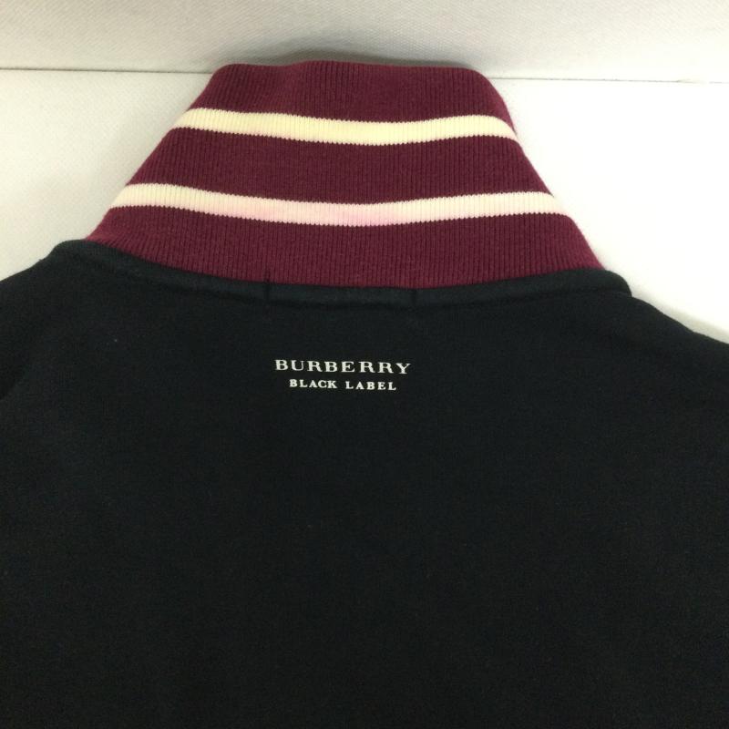 バーバリーブラックレーベル BURBERRY BLACK LABEL トップス トップス BURBERRY BLACK LABEL ドライバーズニット　ホース刺繍 BMV68-716-09 ジャージ 2 ワンポイント 黒 / ブラック / black メンズ USED 古着 中古 50165663