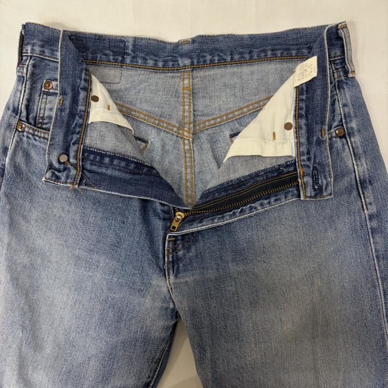 リーバイス Levi s パンツ デニム、ジーンズ 502 赤耳 セルビッチ デニム ビックE テーパードシルエット ボタン裏J22 33インチ 無地 青 / ブルー / blue X 水色 / ライトブルー / メンズ USED 古着 中古 50165665