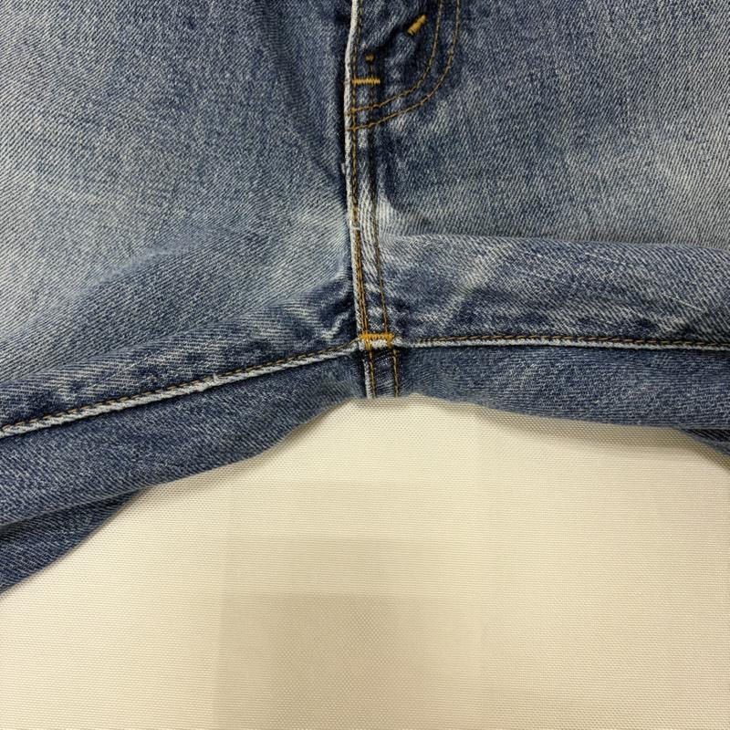 リーバイス Levi s パンツ デニム、ジーンズ 502 赤耳 セルビッチ デニム ビックE テーパードシルエット ボタン裏J22 33インチ 無地 青 / ブルー / blue X 水色 / ライトブルー / メンズ USED 古着 中古 50165665