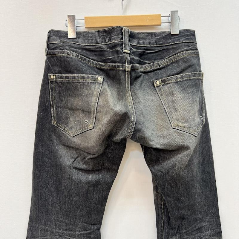 ヴァンキッシュ VANQUISH パンツ デニム、ジーンズ ダメージ加工 デニムパンツ y2k 平成 archive 44 黒 / ブラック / black メンズ USED 古着 中古 50165673
