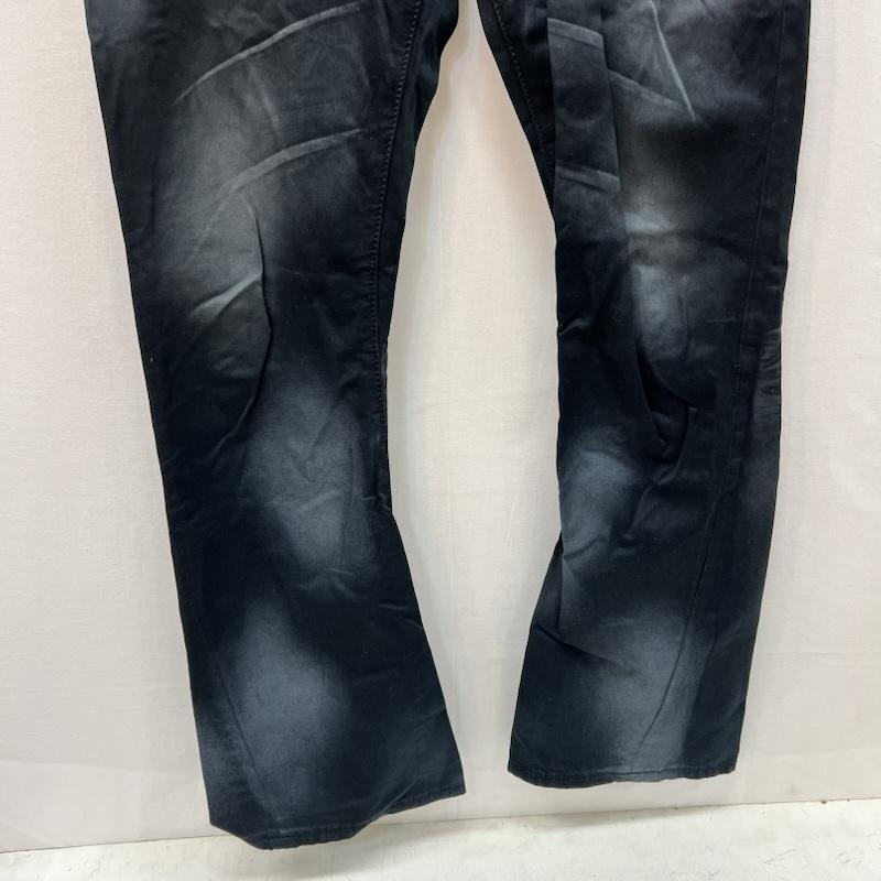 バッファローボブズ BUFFALO BOBS ボトムス ボトムス USED加工 フレアパンツ Y2K 平成 archive M 黒 / ブラック / black メンズ USED 古着 中古 50165674