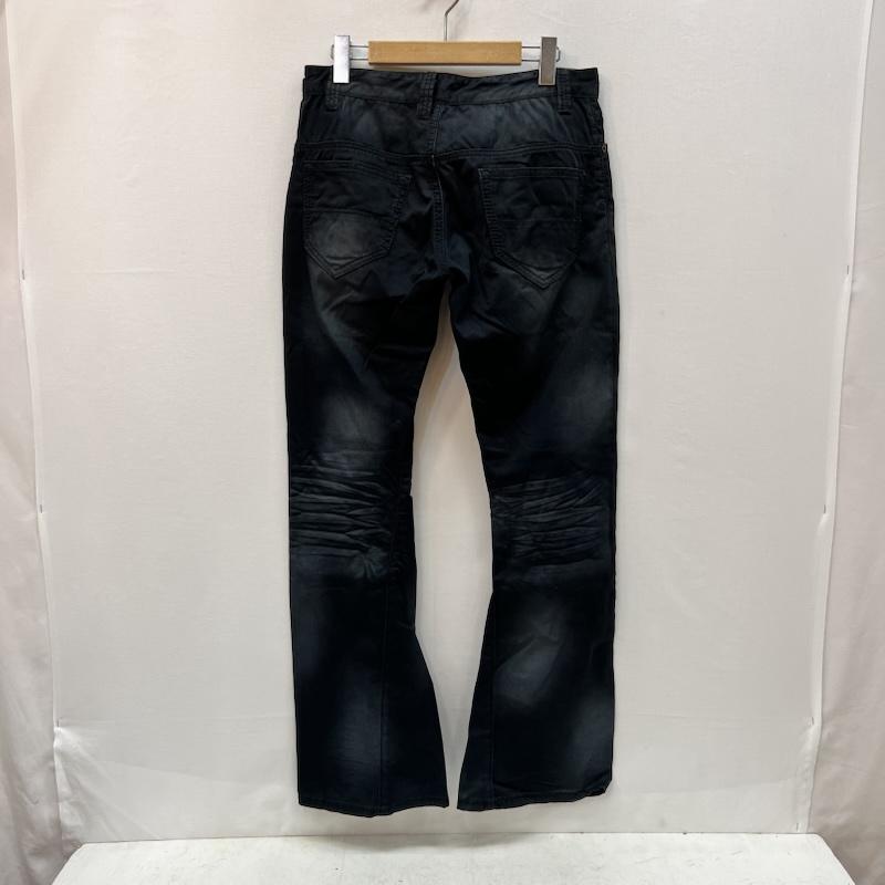 バッファローボブズ BUFFALO BOBS ボトムス ボトムス USED加工 フレアパンツ Y2K 平成 archive M 黒 / ブラック / black メンズ USED 古着 中古 50165674