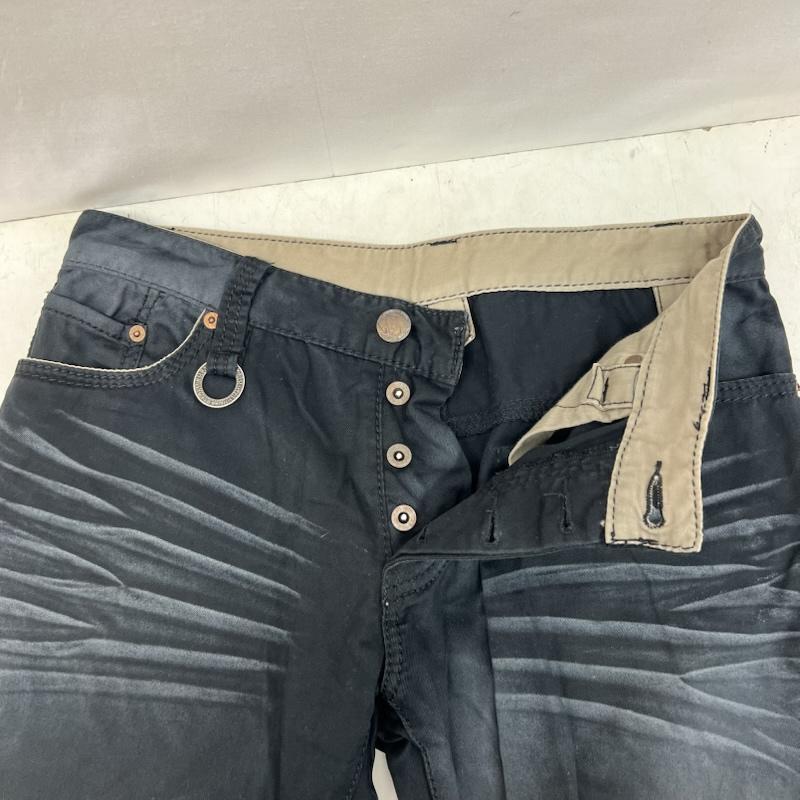バッファローボブズ BUFFALO BOBS ボトムス ボトムス USED加工 フレアパンツ Y2K 平成 archive M 黒 / ブラック / black メンズ USED 古着 中古 50165674