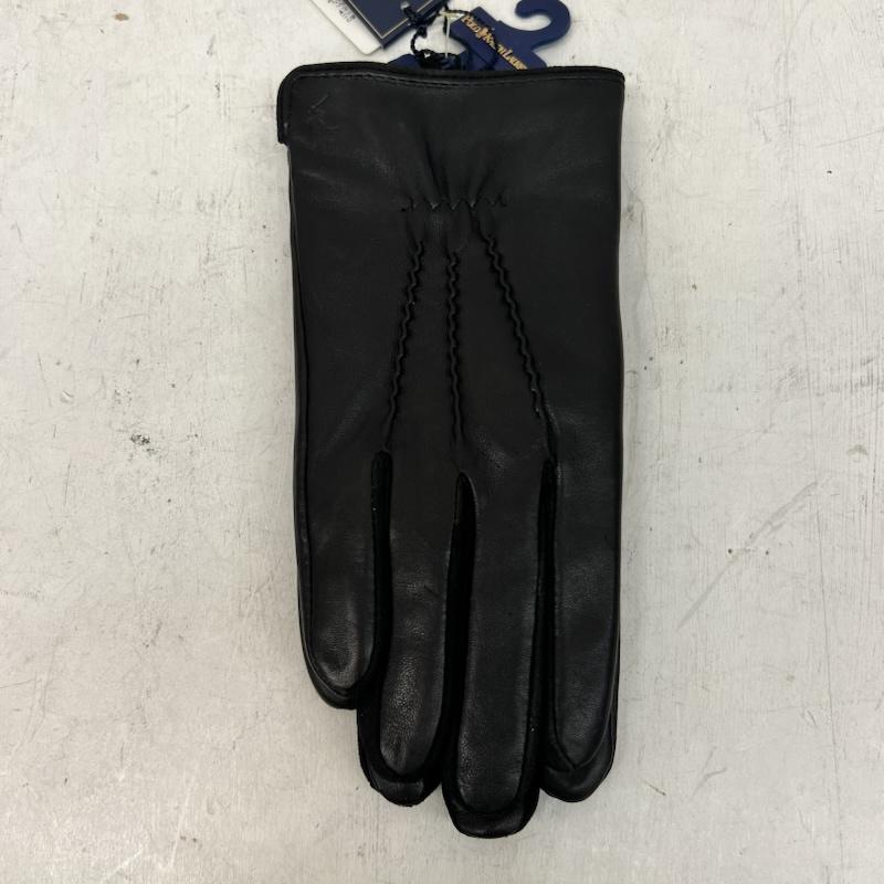 ラルフローレン RALPHLAUREN ファッション小物 手袋 レザーグローブ 手袋 本革 Mサイズ - 黒 / ブラック / black メンズ USED 古着 中古 50165678