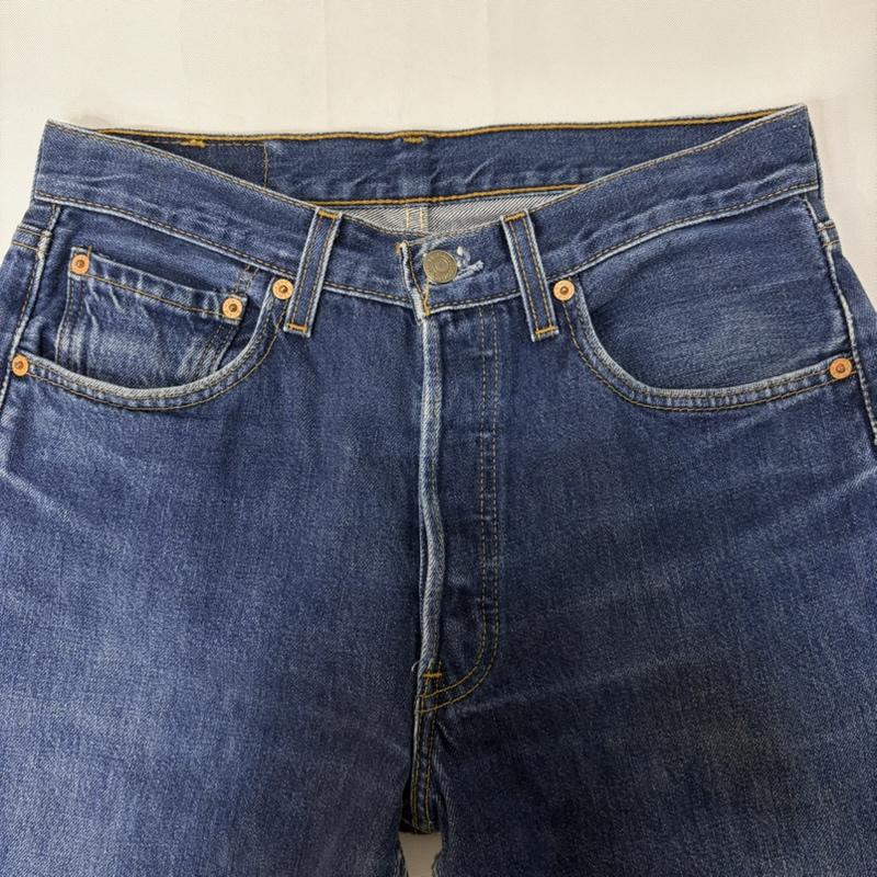 リーバイス Levi s パンツ デニム、ジーンズ 501 ストレートデニム 米国製 553 0700 31インチ 無地 青 / ブルー / blue メンズ USED 古着 中古 50165680