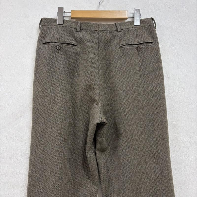 グッチ GUCCI パンツ スラックス 80s タック ストレート ウール パンツ イタリア製 ヴィンテージ OLD オールド 48 無地 メンズ USED 古着 中古 50165682