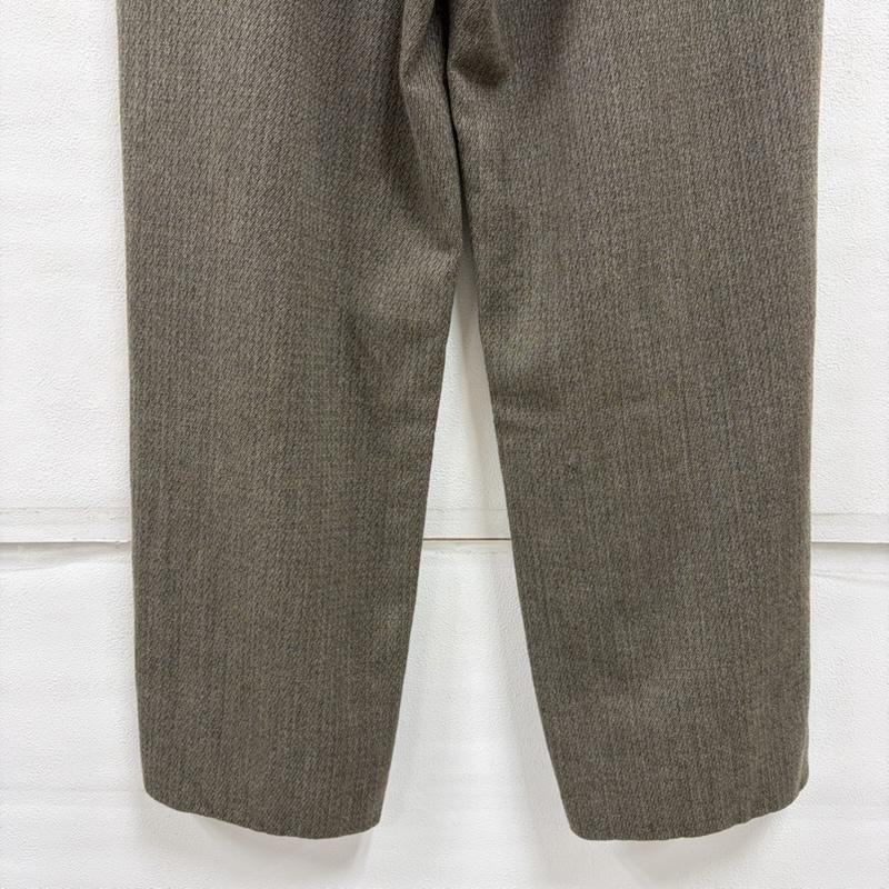 グッチ GUCCI パンツ スラックス 80s タック ストレート ウール パンツ イタリア製 ヴィンテージ OLD オールド 48 無地 メンズ USED 古着 中古 50165682
