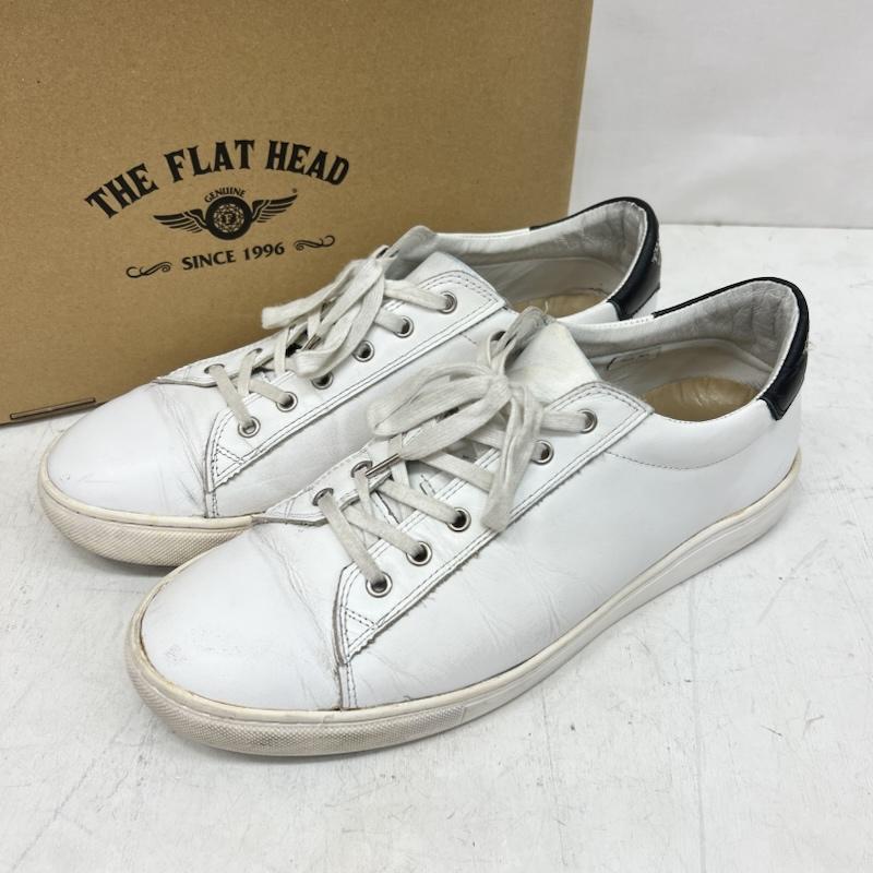 フラットヘッド FLATHEAD スニーカー スニーカー レザースニーカー FN-FS-001 US：10 白 / ホワイト / white メンズ USED 古着 中古 50165689