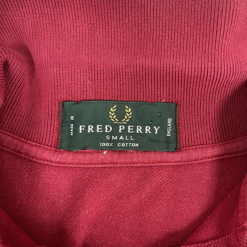 フレッドペリー FRED PERRY ポロシャツ 半袖 イングランド製 ヴィンテージ M12 ロゴ刺繡 半袖 ポロシャツ S 赤 / レッド / red メンズ USED 古着 中古 50165694