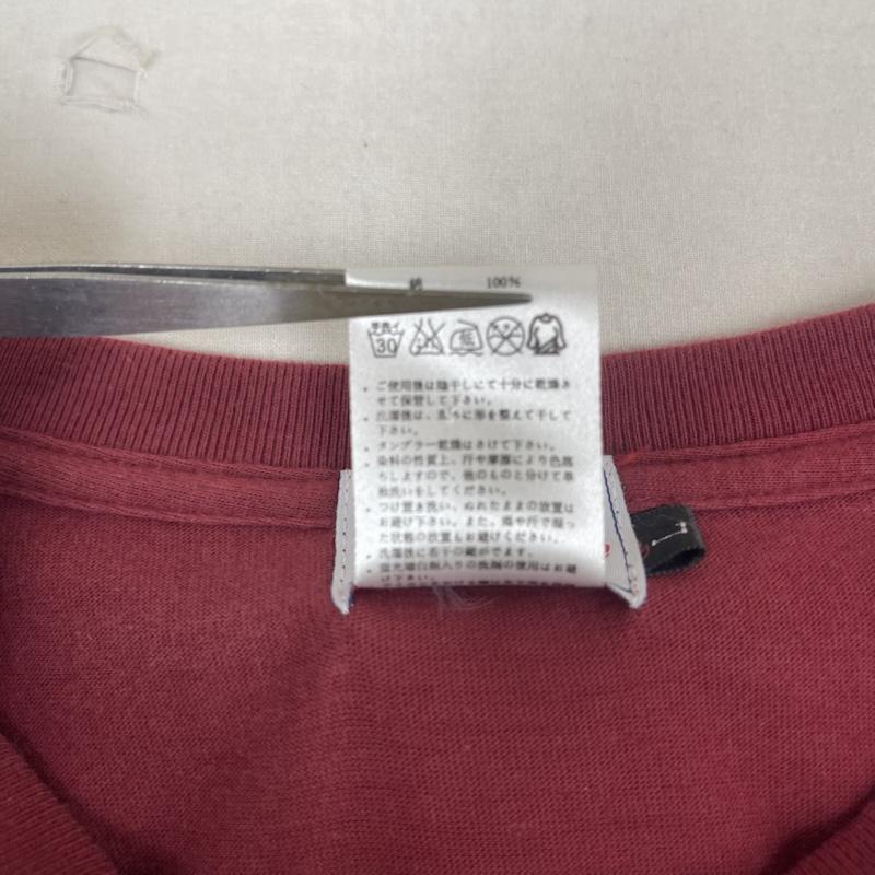 古着 USED Tシャツ 長袖 Kustomstyle So-Cal 日本製 JUMP IN MY RIDE SLIP -N- SLIDE プリント ロンT L えんじ / ワインレッド / dark red メンズ USED 古着 中古 50165695
