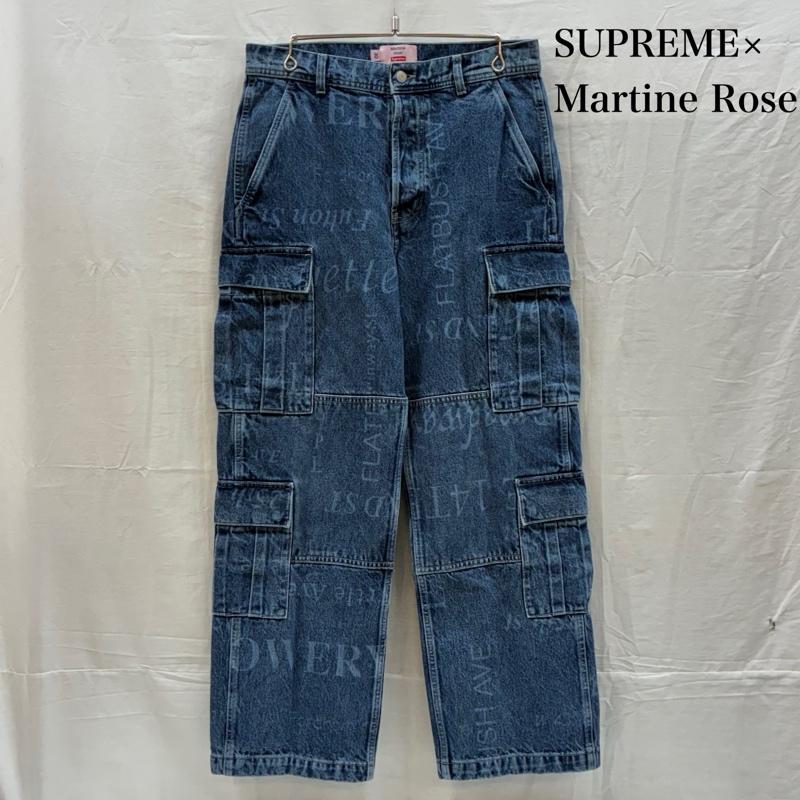 シュプリーム Supreme パンツ デニム、ジーンズ 24FW Martin Rose Denim Cargo Pants マーティンローズ コラボ デニム カーゴパンツ 30インチ メンズ USED 古着 中古 50165696