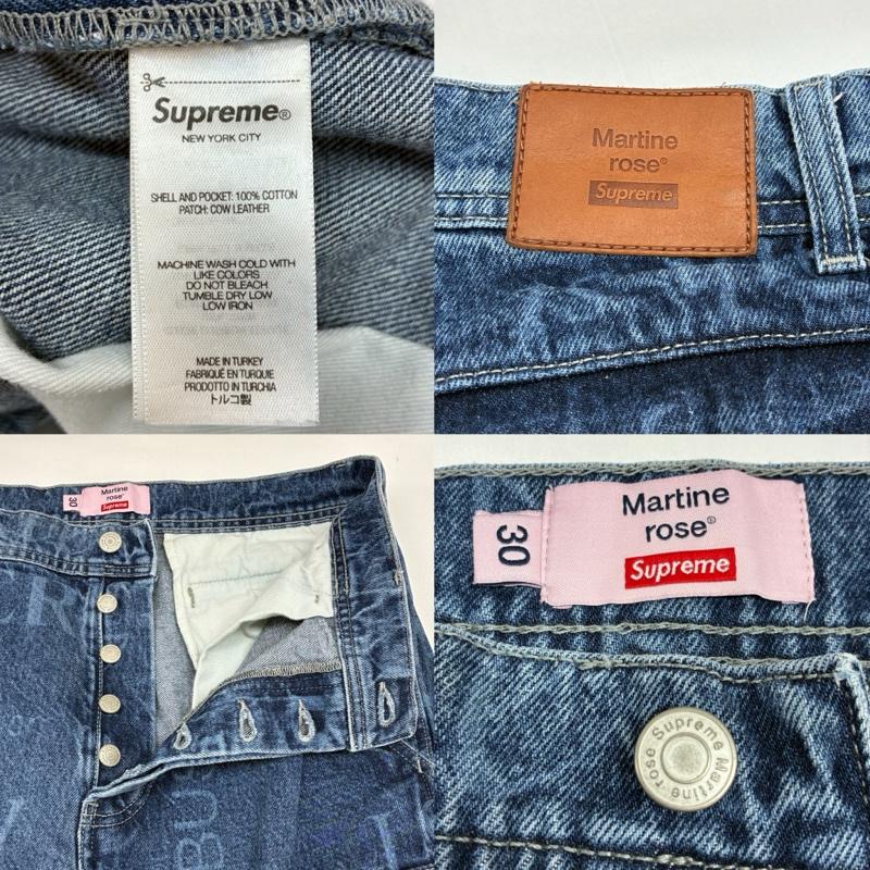 シュプリーム Supreme パンツ デニム、ジーンズ 24FW Martin Rose Denim Cargo Pants マーティンローズ コラボ デニム カーゴパンツ 30インチ メンズ USED 古着 中古 50165696