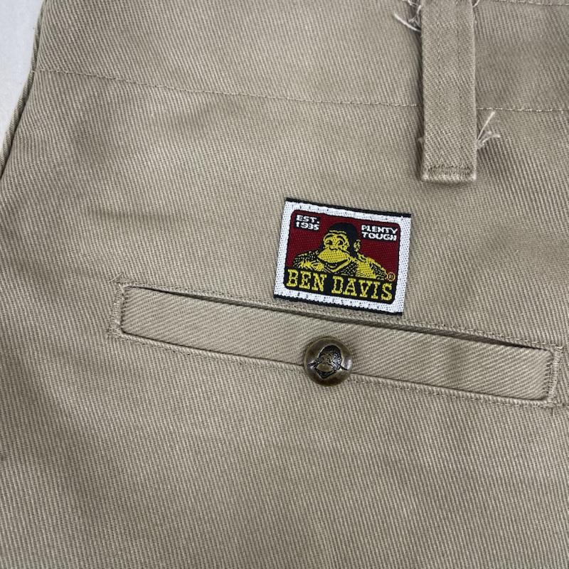 ベンデイビス BEN DAVIS パンツ ショートパンツ パッチ刺繍 ビッグサイズ ワークショート ワイドパンツ ショーツ ベージュ / ベージュ / beige メンズ USED 古着 中古 50165697