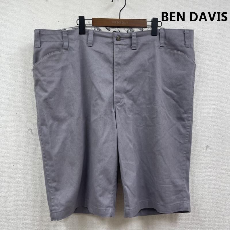 ベンデイビス BEN DAVIS パンツ ワークパンツ、ペインターパンツ ゴリラ ロゴパッチ刺繍 ワーク ショート ワイド パンツ ショーツ 46 灰 / グレー / gray メンズ USED 古着 中古 50165701