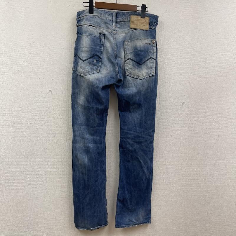 古着 USED パンツ デニム、ジーンズ ENERGIE MORRIS ダメージ加工 ストレート デニム ジーンズ 31インチ インディゴ / インディゴ / Indigo メンズ USED 古着 中古 50165702