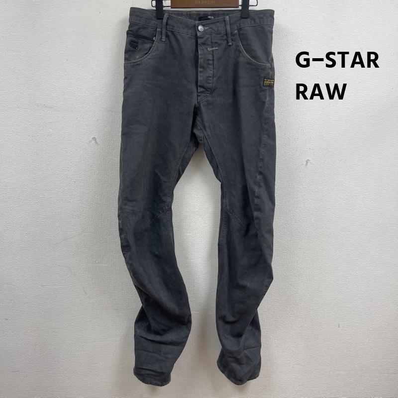 ジースターロゥ G-STAR RAW パンツ デニム、ジーンズ RILEY LOOSE TAPERED ボタンフライ 立体 デニム パンツ 50583.2555.877 31インチ ダークグレー / ダークグレー / メンズ USED 古着 中古 50165704
