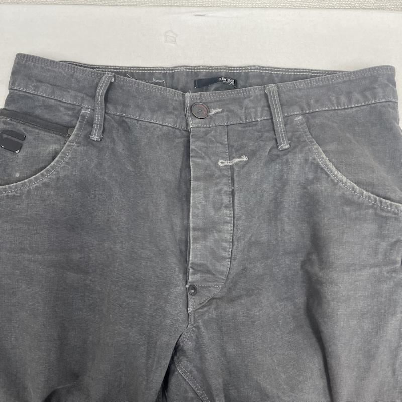 ジースターロゥ G-STAR RAW パンツ デニム、ジーンズ RILEY LOOSE TAPERED ボタンフライ 立体 デニム パンツ 50583.2555.877 31インチ ダークグレー / ダークグレー / メンズ USED 古着 中古 50165704